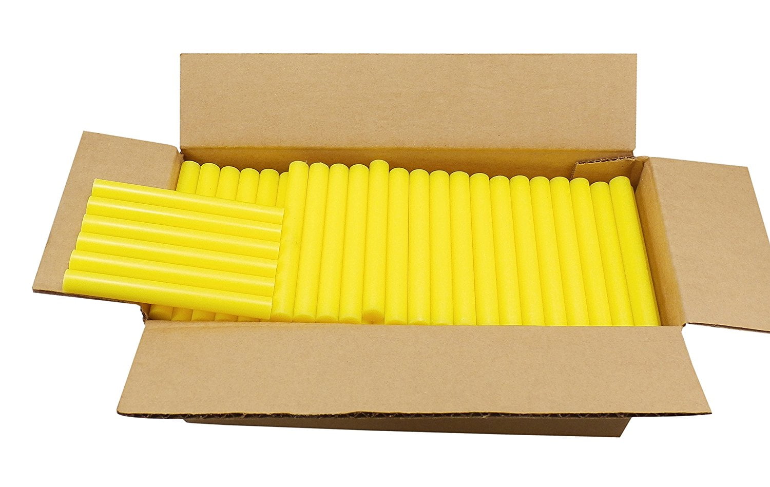GlueSticksDirect Yellow Colored Glue Sticks 7/16" X 4" 5 lbs