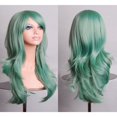 thumbnail image 1 of Glueless wigs, pre-plucked and pre-cut for beginners, women's synthetic lace front wigs, long wavy lace hairline with middle parting, suitable for daily parties, ready to wear in 3 seconds, 1 of 8