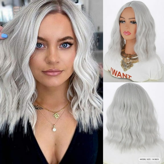 Glueless wigs, pre-plucked and pre-cut for beginners, women's synthetic lace front wigs, long wavy lace hairline with middle parting, suitable for daily parties, ready to wear in 3 seconds