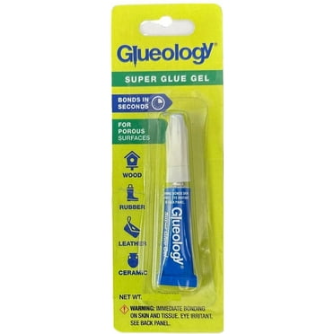 Glueology Cyanoacrylate Glue for Porous Surfaces, Clear