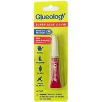 Glueology Liquid Super Glue for General Use, Clear, 3 g