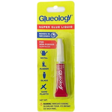 Glueology Liquid Super Glue for General Use, Clear, 3 g
