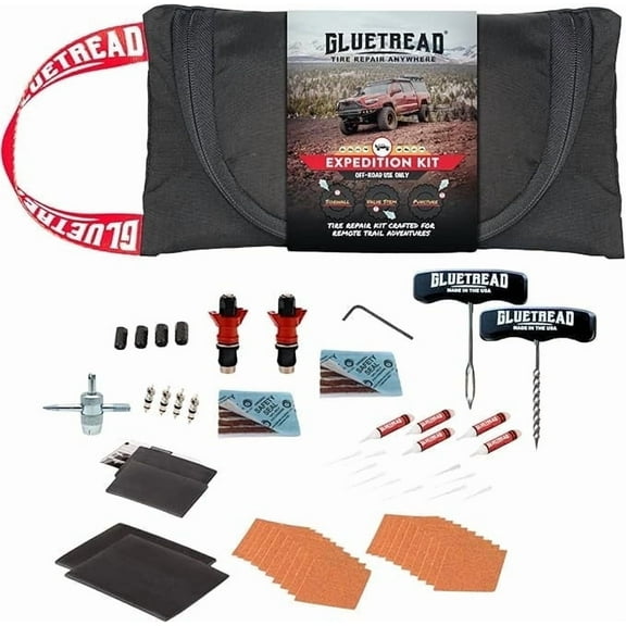 Gluetread Expedition Kit - Sidewall Tire Repair Kit
