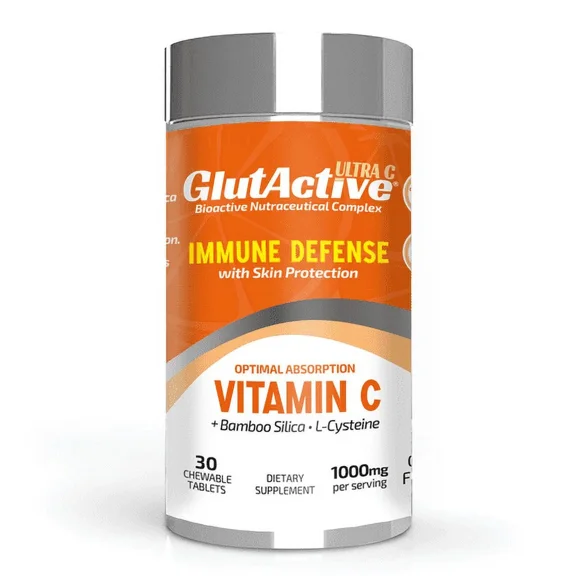 GlutActive Ultra VIT-C 1,000mg Chewable Tablets 30 Tablets.