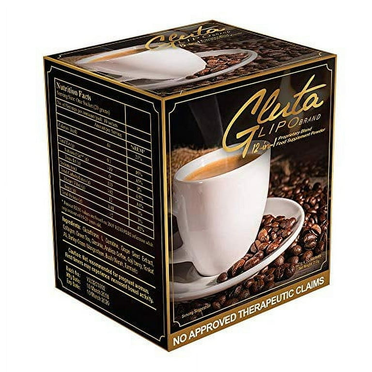 GlutaLipo 13 in 1 Detox Slimming Coffee Mix, 10 Sachets