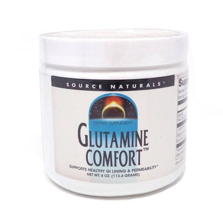 Glutamine Comfort By Source Naturals - 4 Powder