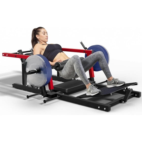 Glute Bridge & Hip Thrust Machine, 800LBS Glute Bridge Machine with Weight Holder,Duty Glute Bridge Adjustable Footboard for Glute Muscles Building and Butt Shaping