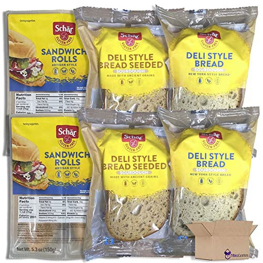 Gluten Bread Variety Pack Bundled By Deli Style Sourdough, Deli Style