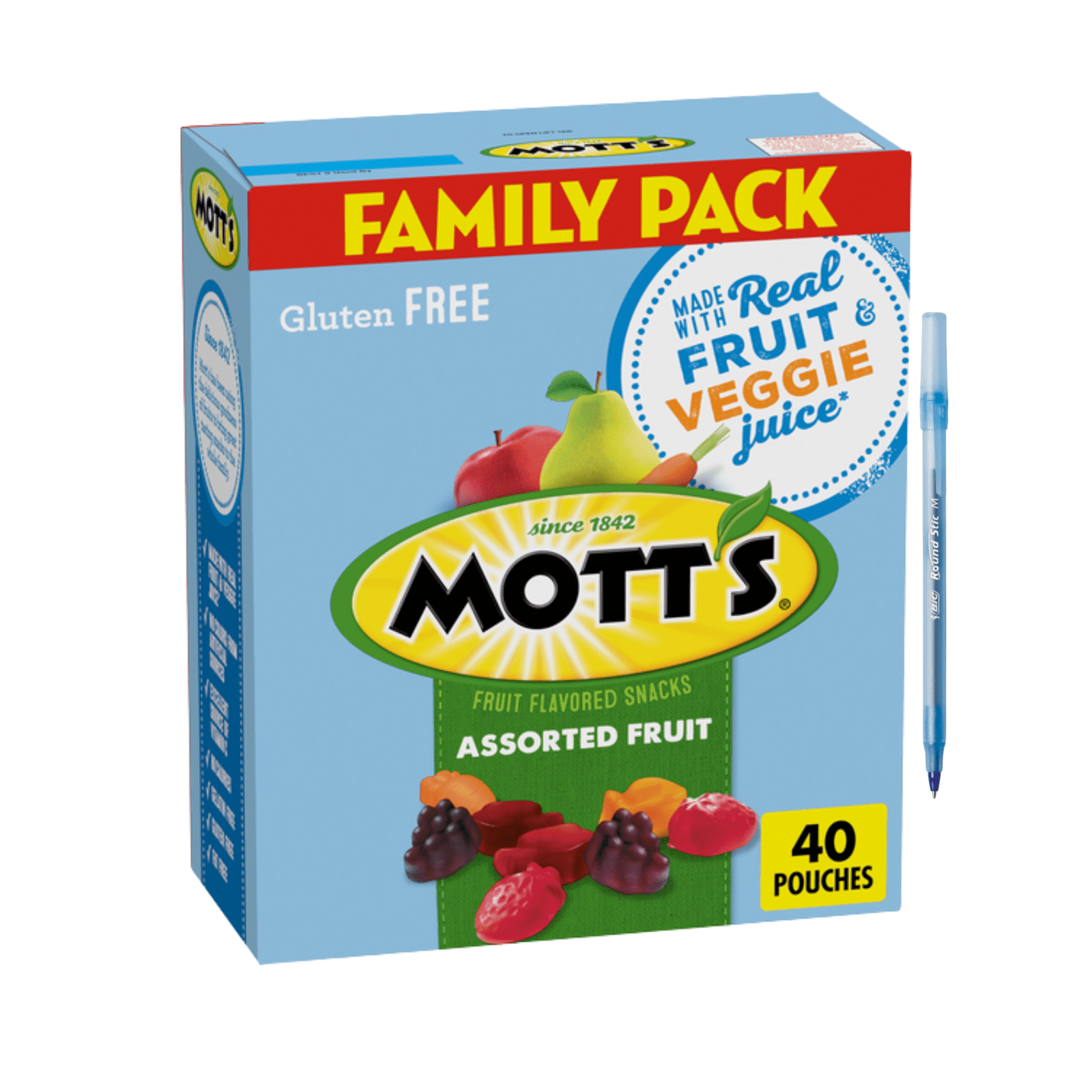 Gluten Free Assorted Fruit Flavored Snacks Family Pack 32 oz