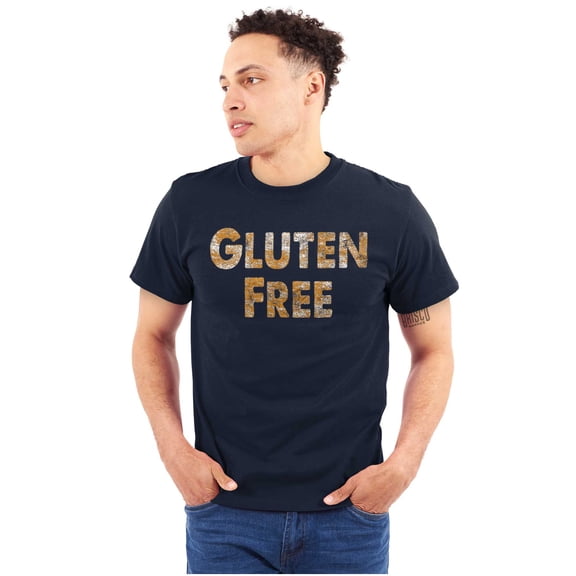 Gluten Free Bread Carbs Healthy Plus Size Crewneck Graphic Tee Shirt Brisco Brands 2X