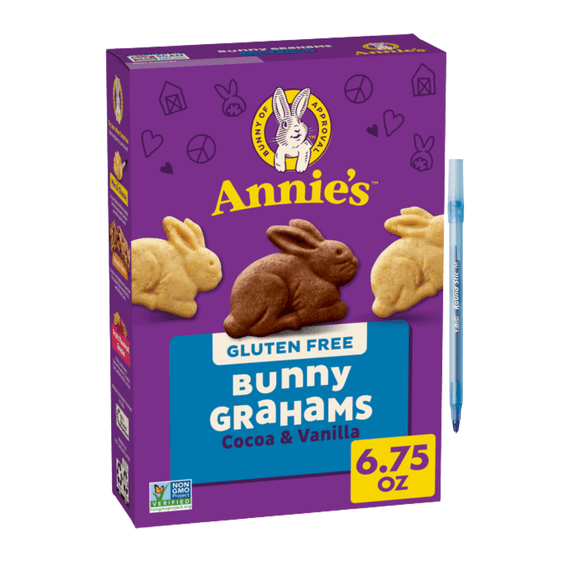 Gluten Free Bunny Cocoa and Vanilla Graham Crackers 6.75 oz