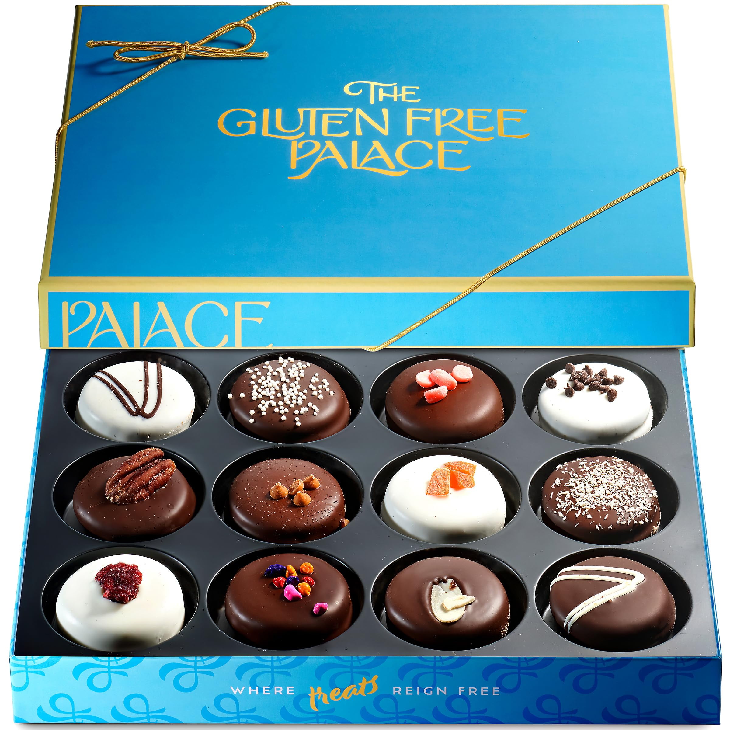 Gluten Free Cookies Gift Basket | Gourmet Chocolate Covered Vegan ...
