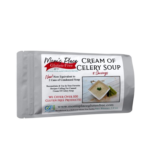 GlutenFree & DairyFree Cream of Celery Soup (2Pack), Equal to 4 Cans