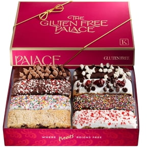 GFP Biscotti Gift Basket, Assorted Chocolate Chunk & Topped Gluten-Free Cookies, Kosher Gourmet Treat Box, 8 Count