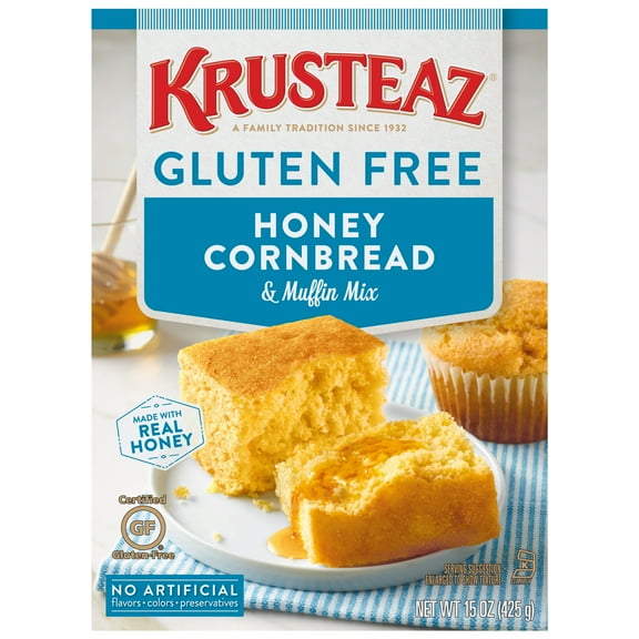 Gluten Free Honey Cornbread Mix And Muffin Mix (Pack of 2)