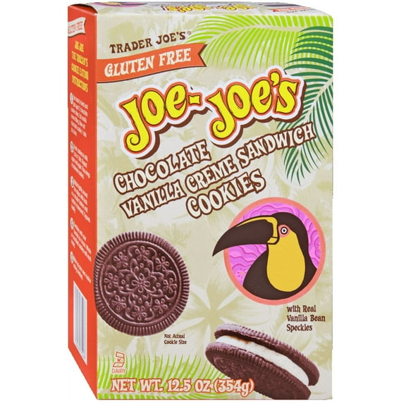 Gluten Free Joe-Joe's Chocolate Vanilla Creme Cookies 12.5 Oz