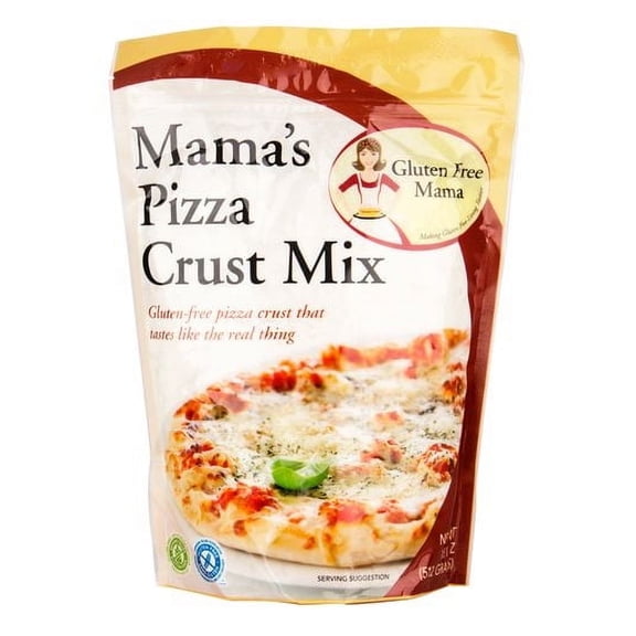 Gluten Free Mama Mama's Pizza Crust Mix, Gluten Free-3 x 18.1 oz
