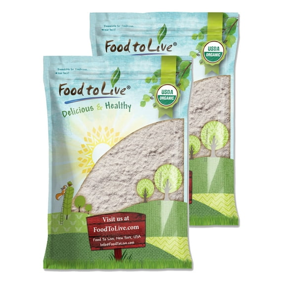 Gluten Free Organic Brown Rice Flour, 18 Pounds — Non-GMO, Raw, Vegan — by Food to Live