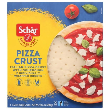 Gluten  Pizza Crust Single Box (2 Crusts Per Box)