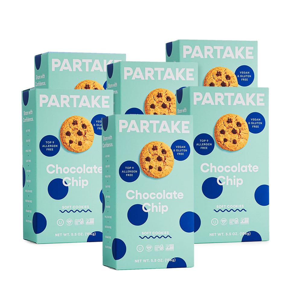 GlutenFree Soft Chocolate Chip JMS2 Cookies by Partake Vegan Cookies