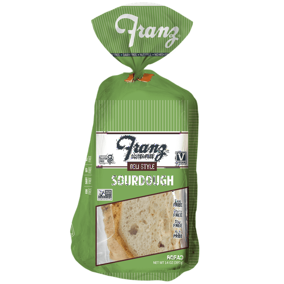 Gluten Free Sourdough Deli Style Bread, 14oz(Pack of 2)