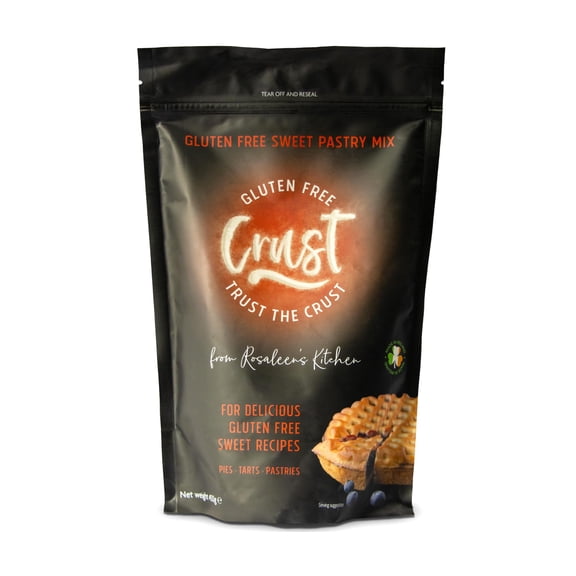 Gluten Free Sweet Shortcrust Pastry Mix by CRUST - Easy-To-Use Baking Mix for Fresh Tarts at Home - Crumbly & Golden Gluten Free Pie Crust With Incredible Texture - 450g Pack Makes 1 Large Fruit Pie