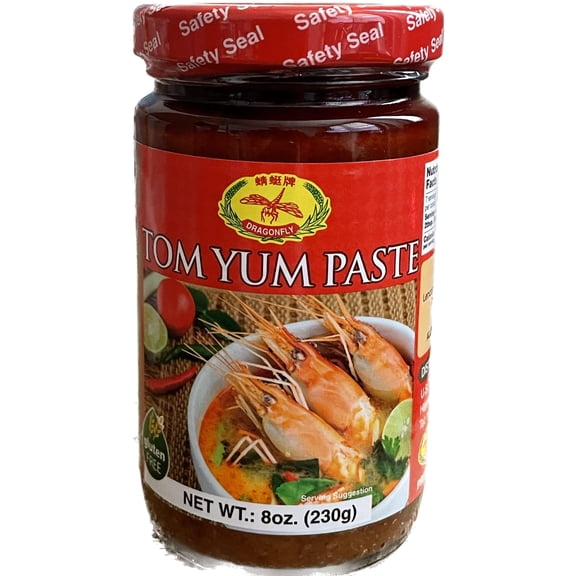 Gluten Free Thai Tom Yum Paste KKS1Instant Hot and Sour Soup Base 8 oz imported from Thailand (1 pack)