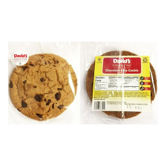 Gluten-Free Thaw N'Sell Chocolate Chip Cookie Wrapped 3oz (PACK OF 24)