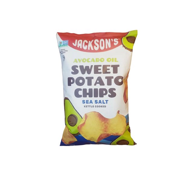 Gluten Kosher Vegan 16 oz. bag Avocado Oil Sweet Potato Chips Sea Salt