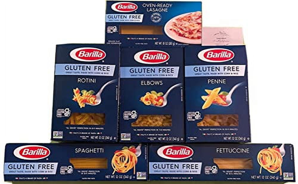 Gluten Pasta Noodles Dinner Variety Set, Pack Of 6, Bundled With Lang