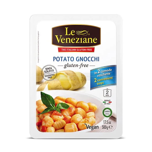 Le Veneziane Gluten-Free Potato Gnocchi 500 g (6 Pack) | Authentic Italian Style, Soft & Tender Gluten-Free Pasta