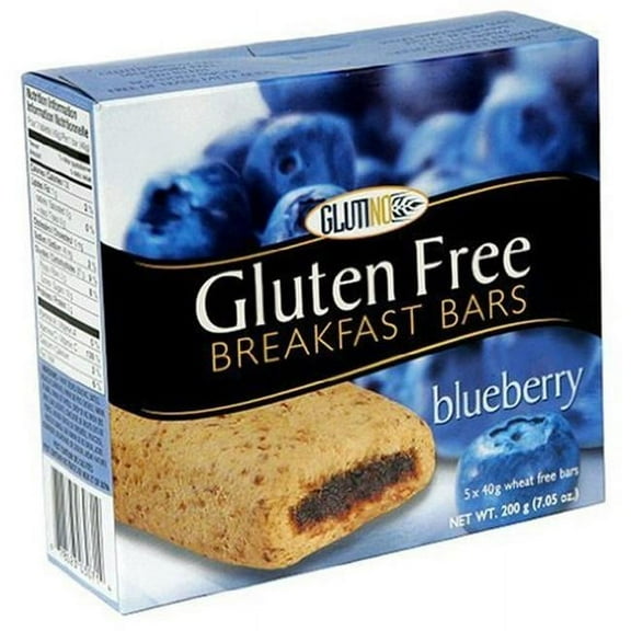 Glutino Blueberry Breakfast Bar 7.05 Oz -Pack of 12