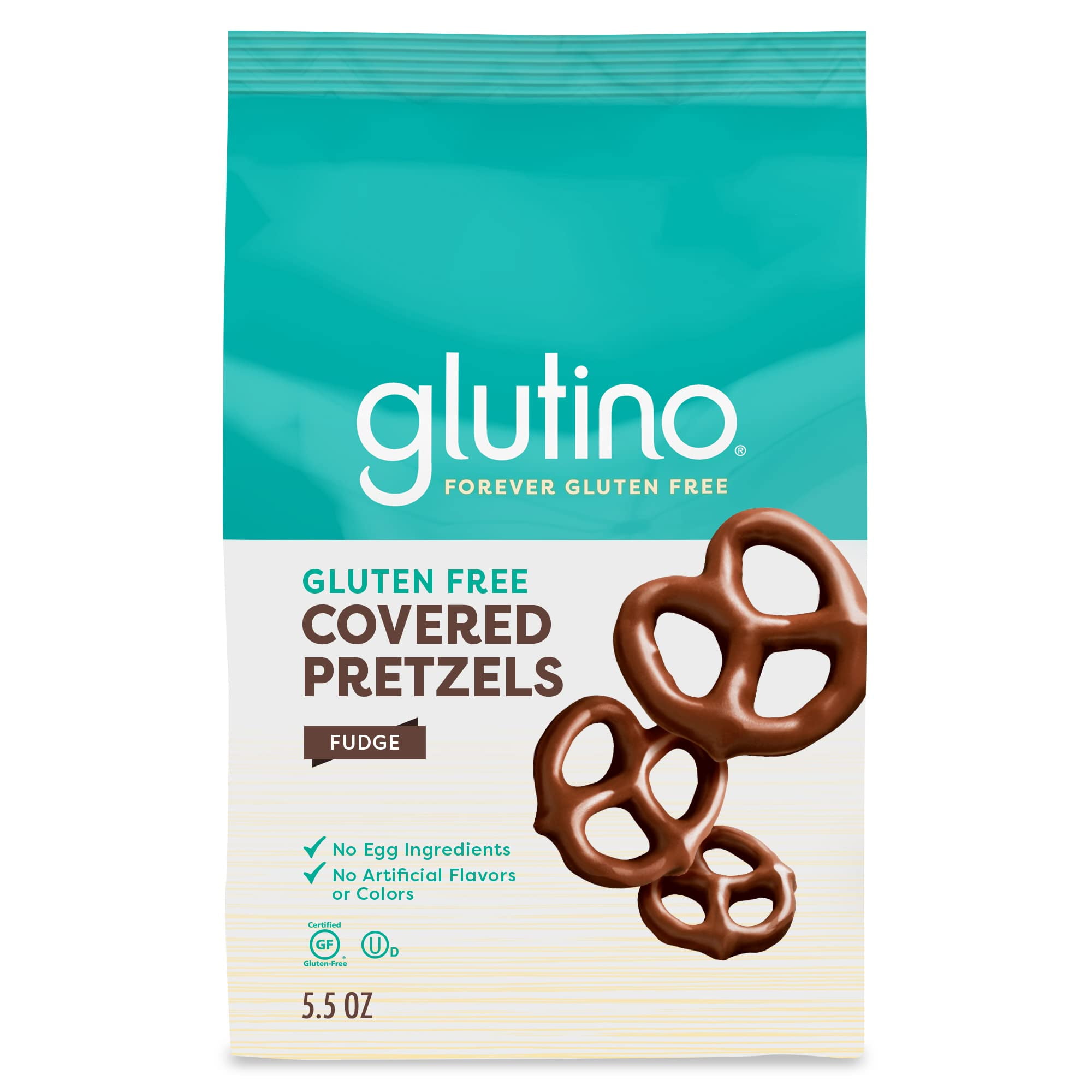 Glutino Chocolate Fudge Covered Pretzels, 5.5 Ounce (Pack Of 1) Packaging May Vary