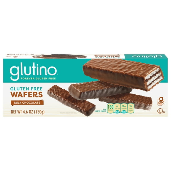 Glutino Cookie Wafer Chocolate 4.6 oz (Pack Of 12)