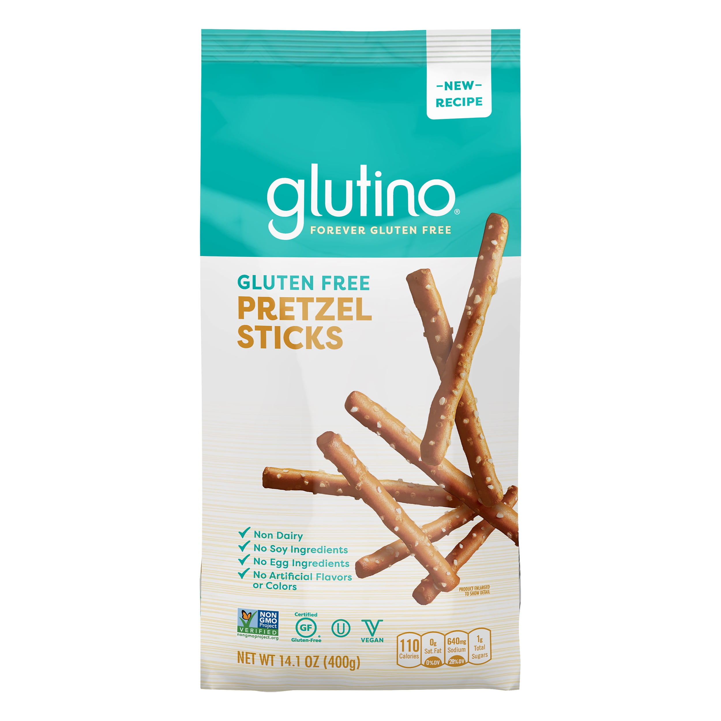 Glutino Family Bag Pretzel Sticks 14.1 oz (Pack Of 12)