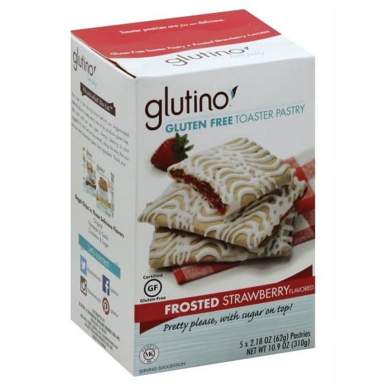 Glutino Gluten Free Strawberry Toaster Pastry, 5 ct / 1.83 oz - Kroger