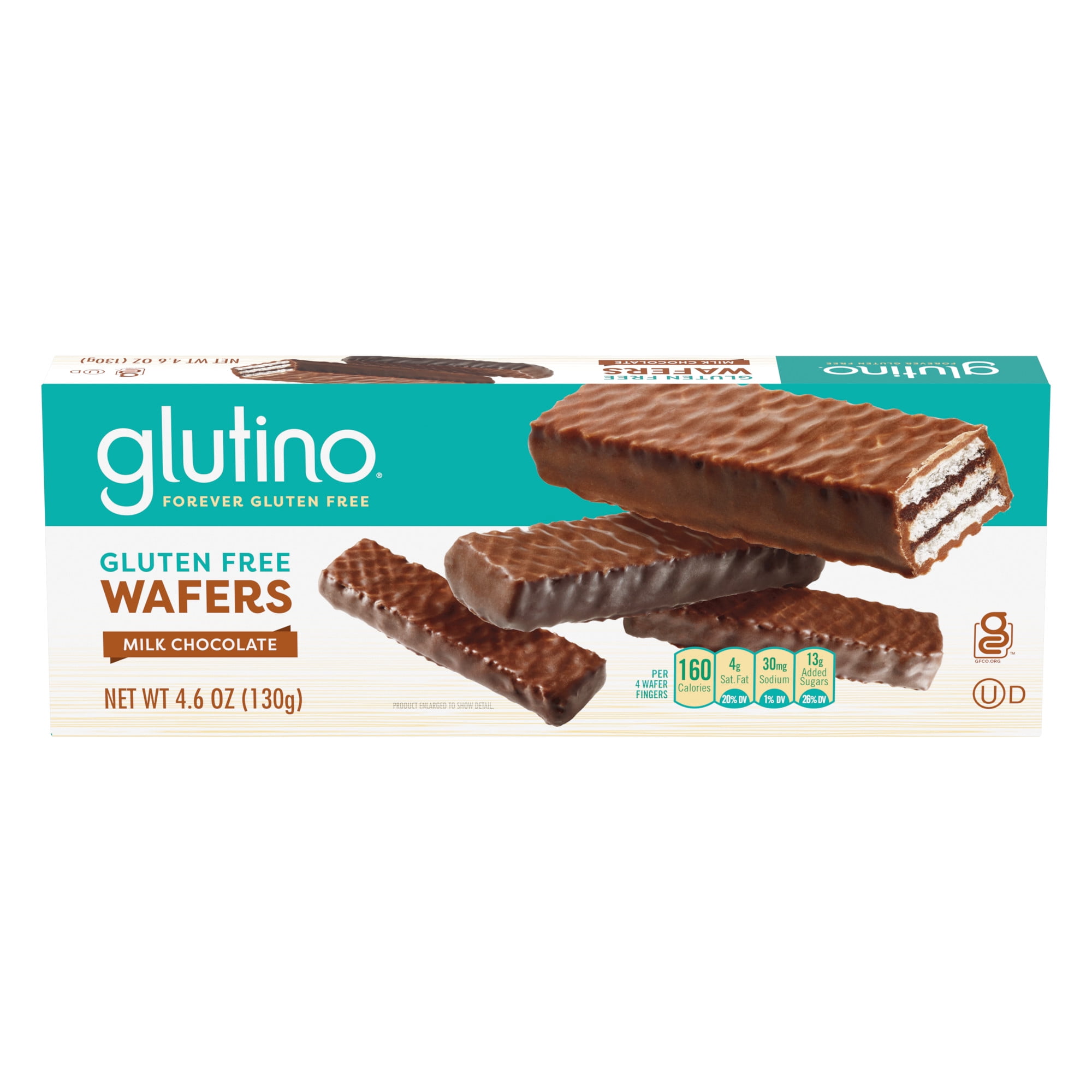 Glutino Gluten Free Milk Chocolate Wafers, 4.6 oz.