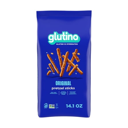 Glutino Gluten Free Pretzel Sticks, Gluten Free Snacks, 14.1 oz