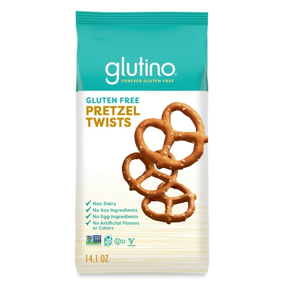 Glutino Gluten Free Pretzel Twists, Gluten Free Snacks, 14.1 oz (Pack of 8)