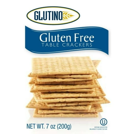 Glutino Gluten Free Table Crackers, Original, 7 oz - Case of 12