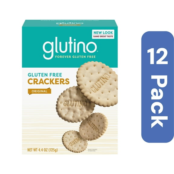 Glutino Original Crackers 4.4 oz (Pack Of 12)
