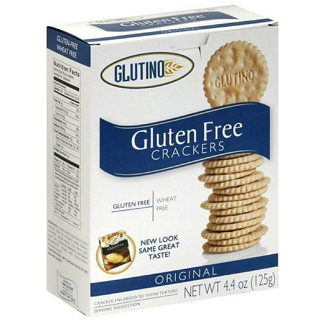 Glutino Original Gluten Free Crackers, 4.4 oz, (Pack of 6)
