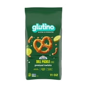 Glutino Vlasic Gluten Free Dill Pickle Pretzel Twists, Gluten Free Snacks, 11 oz