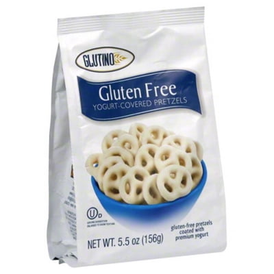 Glutino Peppermint Pretzels - Yogurt - Case Of 12 - 5.5 Oz.