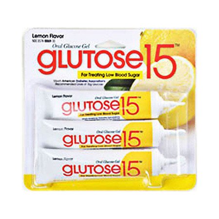 Glutose 15 Glucose Supplement, Gel Lemon Flavor, 00574006930 - Pack of 3
