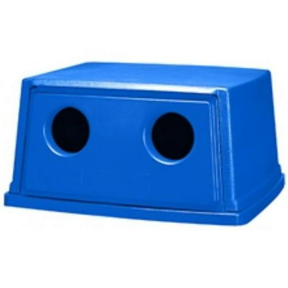 Glutton RUB181LBLU 56 gal Glutton Recycling Container Lid, Blue