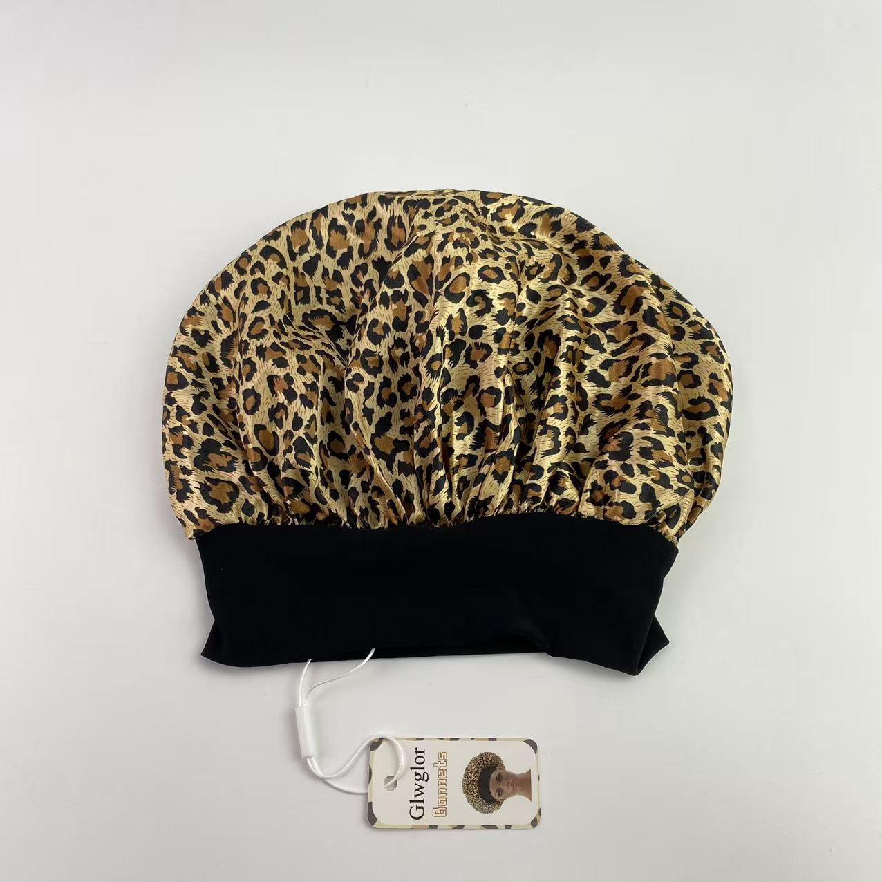 Glwglor Bonnets,Silk Bonnet for Men Women Hair Bonnet for Sleeping,High Elasticity Wide Soft Band Sleep Cap