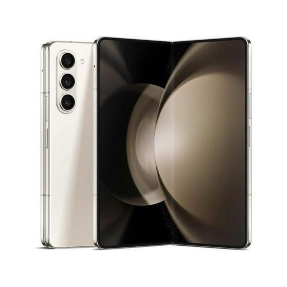 Glxy SAMSUNG Galaxy Z Fold 5 256GB Smartphone ( Unlocked), Cream