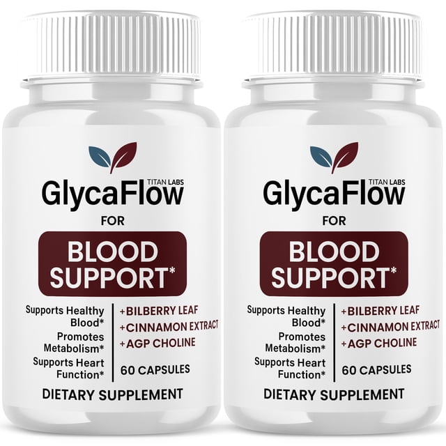 Flow Balcer Machine GlycaFlow Advanced Formula Blood Balance Support Pills for Health and ...