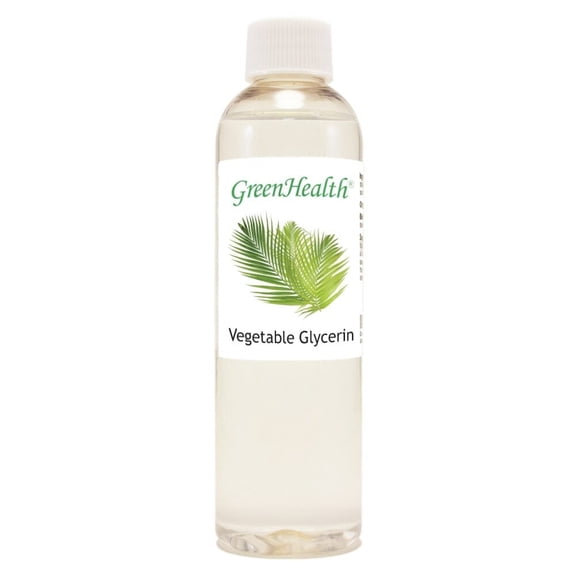 Glycerin Vegetable Oil - 4 fl oz - Clear Plastic Bottle w/ Cap - GreenHealth